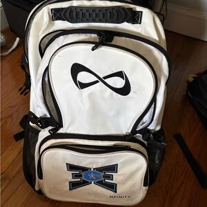 White cheer Nfinity bag